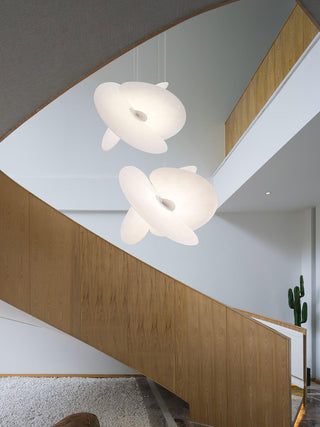 Whirl Suspension Lampe en Tissu Moderne