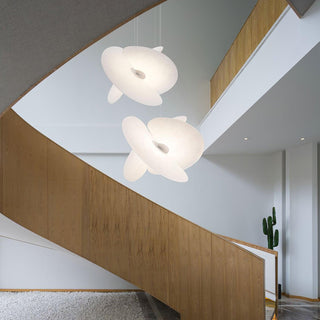 Whirl Suspension Lampe en Tissu Moderne