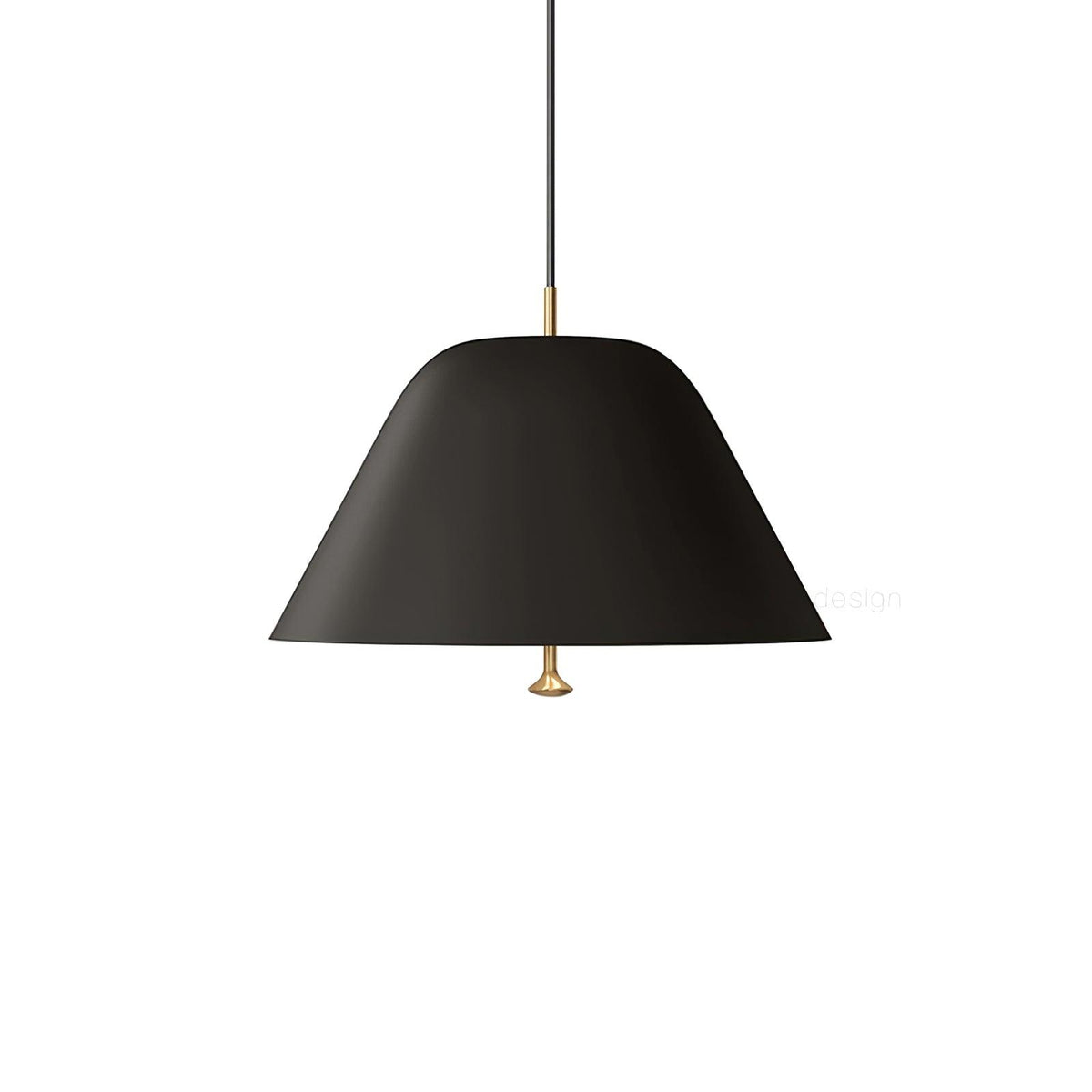 Joreris Suspension en Verre Cloche Laiton Minimaliste