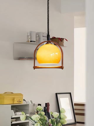 Cesilarae Premium Nordic Art Verre Bois Suspension