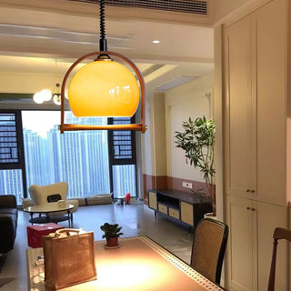 Cesilarae Premium Nordic Art Verre Bois Suspension