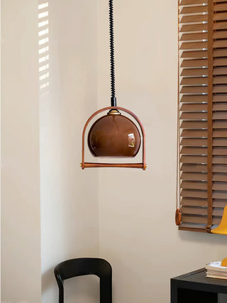 Cesilarae Premium Nordic Art Verre Bois Suspension