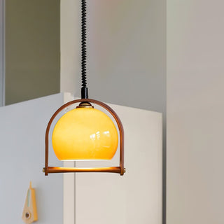 Cesilarae Premium Nordic Art Verre Bois Suspension