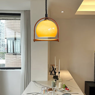 Cesilarae Premium Nordic Art Verre Bois Suspension