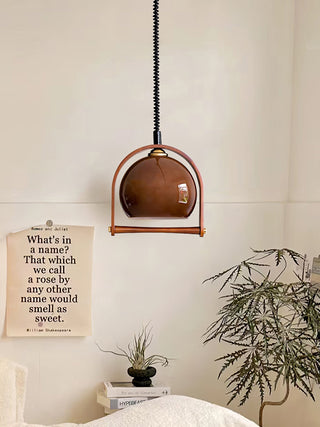 Cesilarae Premium Nordic Art Verre Bois Suspension