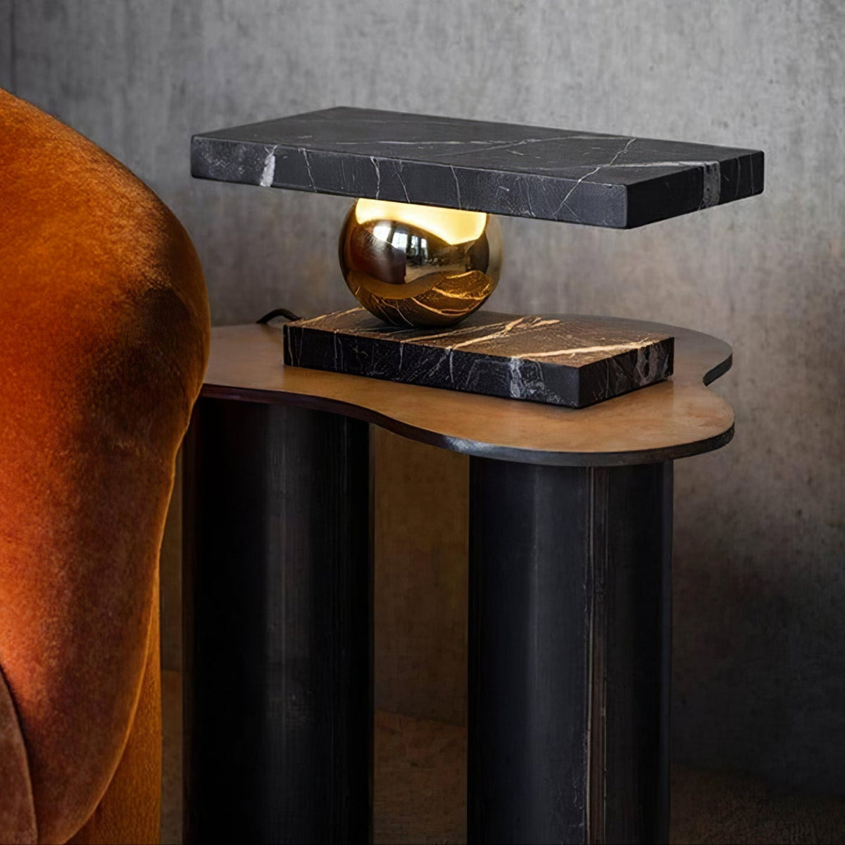 Andrew Modern Marble Table Lamp-Neutral Decor