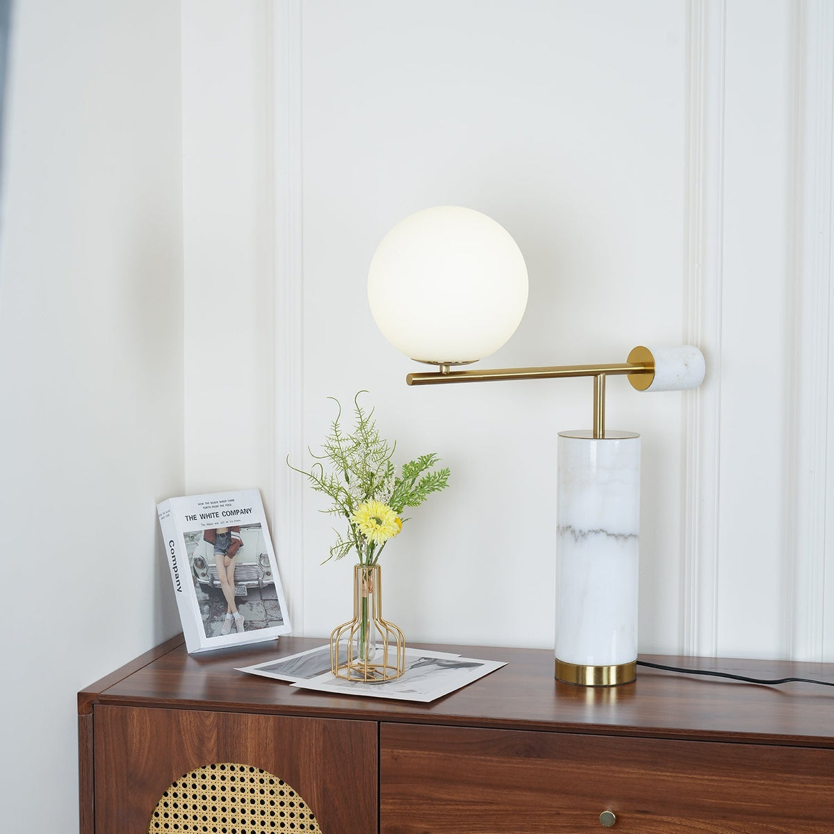 Vathayre Lampe de Table en Marbre Minimaliste