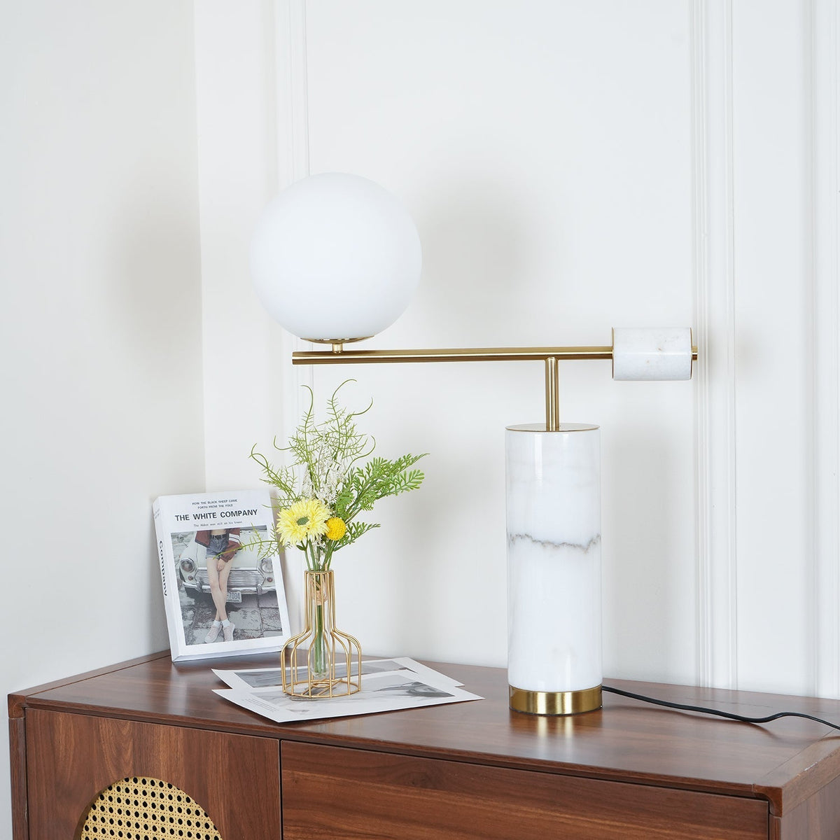 Vathayre Lampe de Table en Marbre Minimaliste