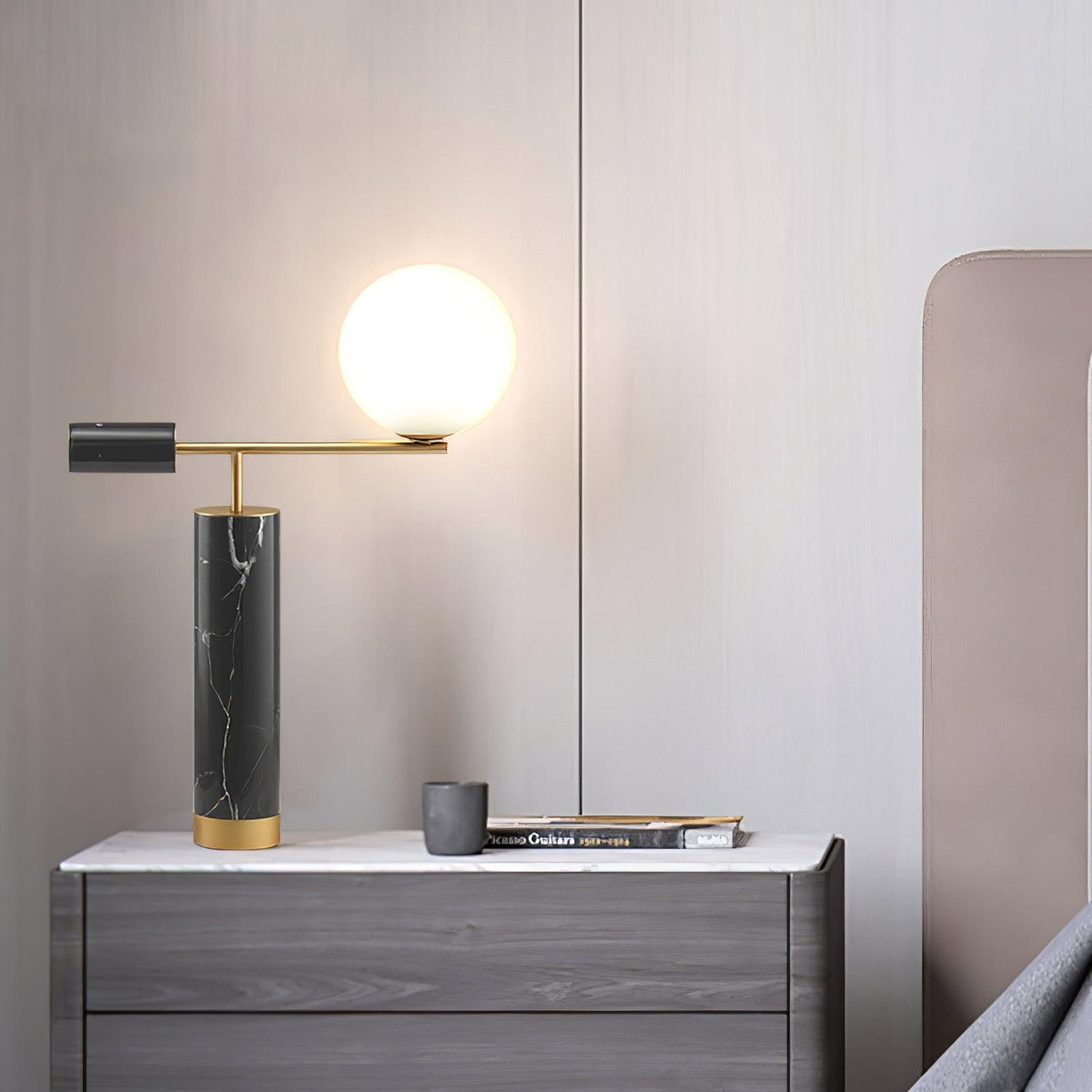 Vathayre Lampe de Table en Marbre Minimaliste