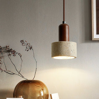 Ilshaa Suspension Minimaliste en Travertin