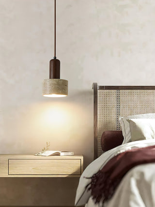 Ilshaa Suspension Minimaliste en Travertin