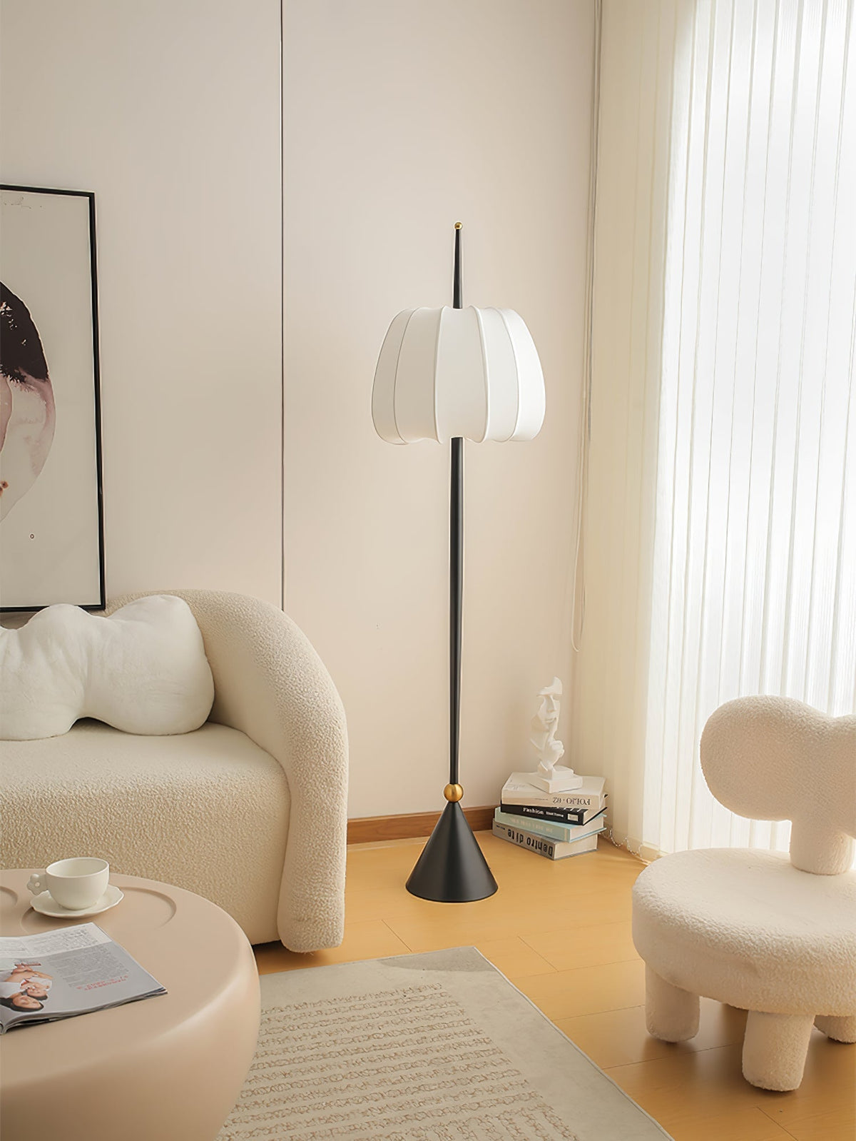 Pick Lampadaire en Tissu Minimaliste