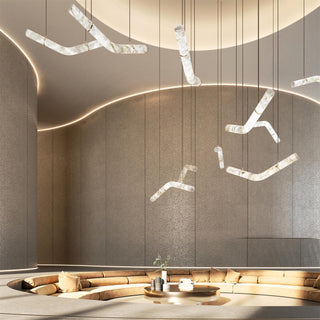 Suspension Alabâtre Minimaliste Premium Élégance Errina