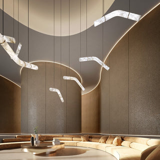 Suspension Alabâtre Minimaliste Premium Élégance Errina