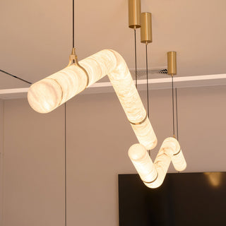 Suspension Alabâtre Minimaliste Premium Élégance Errina