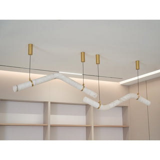 Suspension Alabâtre Minimaliste Premium Élégance Errina