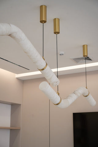 Suspension Alabâtre Minimaliste Premium Élégance Errina