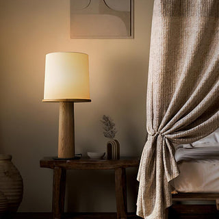 Jennifer Modern Wood Table Lamp-Neutral Decor