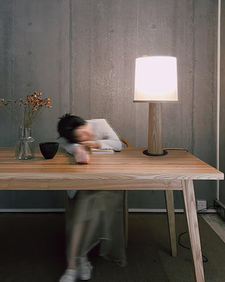Jennifer Modern Wood Table Lamp-Neutral Decor