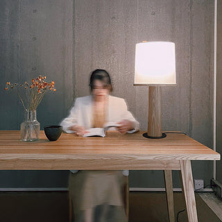 Jennifer Modern Wood Table Lamp-Neutral Decor