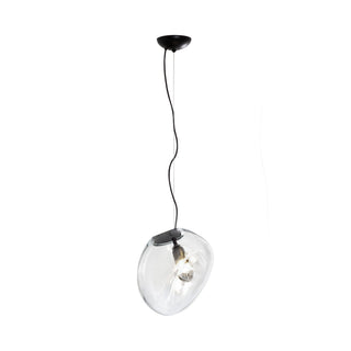 Suspension en Verre Noir Moderne Minimaliste Lymara