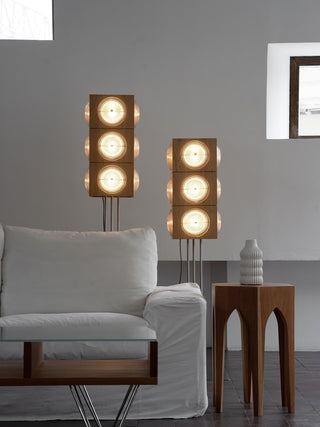 Avraearae Lampadaire Modulaire en Bois
