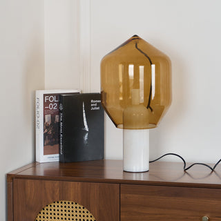 Vihls Lampe de Table Moderne en Marbre