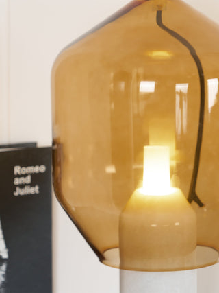 Vihls Lampe de Table Moderne en Marbre
