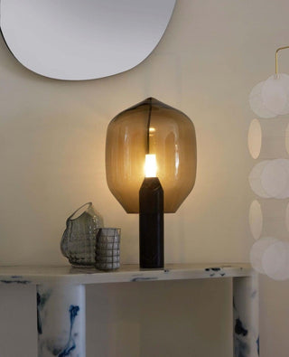 Vihls Lampe de Table Moderne en Marbre
