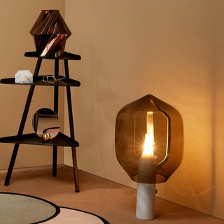 Vihls Lampe de Table Moderne en Marbre