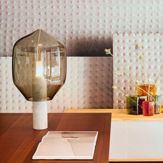 Vihls Lampe de Table Moderne en Marbre