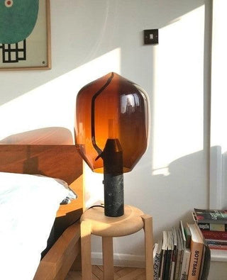 Vihls Lampe de Table Moderne en Marbre