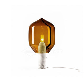 Vihls Lampe de Table Moderne en Marbre