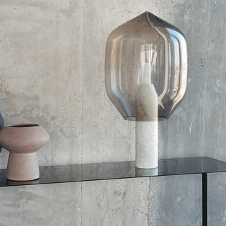 Vihls Lampe de Table Moderne en Marbre