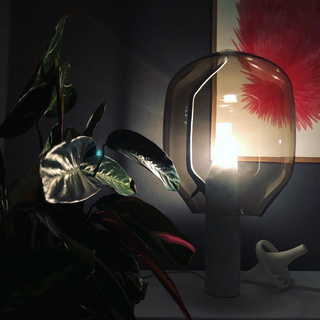 Vihls Lampe de Table Moderne en Marbre