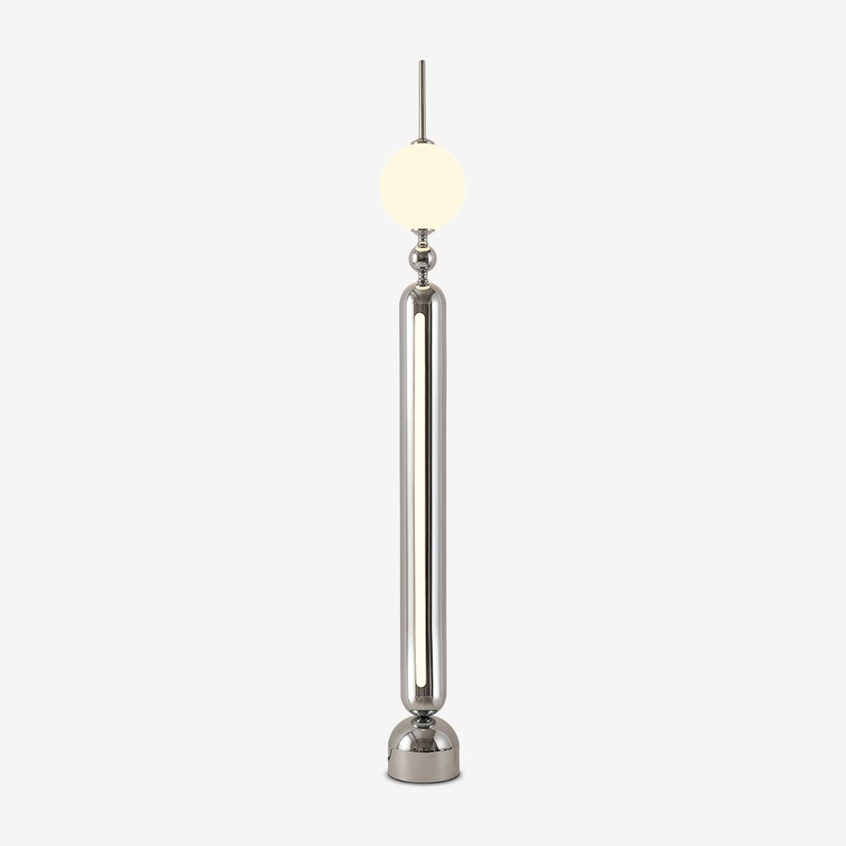 Avynen Futuristic Stainless Steel Floor Lamp-Neutral Decor