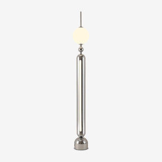 Avynen Futuristic Stainless Steel Floor Lamp-Neutral Decor