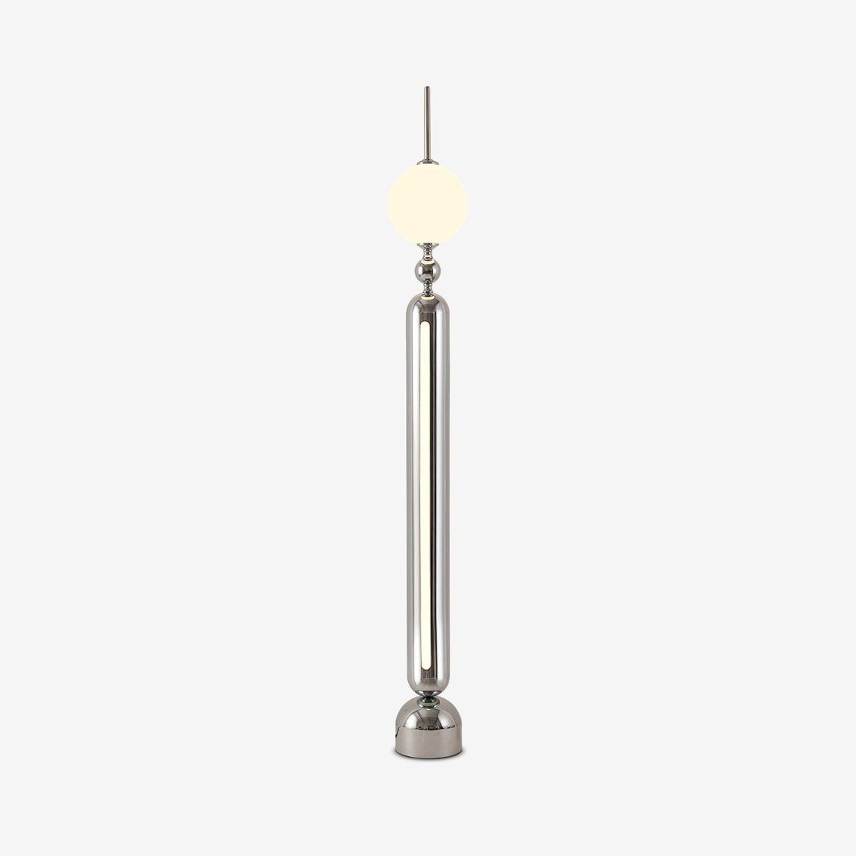 Avynen Futuristic Stainless Steel Floor Lamp-Neutral Decor