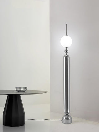 Avynen Futuristic Stainless Steel Floor Lamp-Neutral Decor