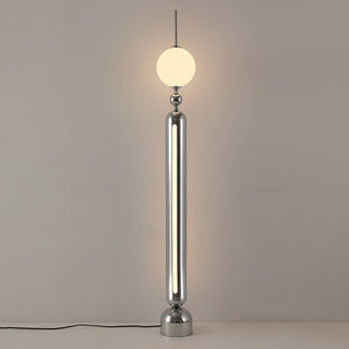 Avynen Futuristic Stainless Steel Floor Lamp-Neutral Decor