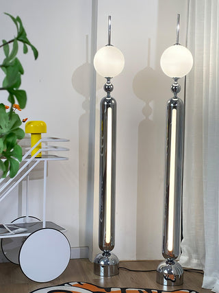 Avynen Futuristic Stainless Steel Floor Lamp-Neutral Decor