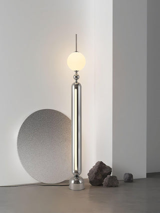 Avynen Futuristic Stainless Steel Floor Lamp-Neutral Decor