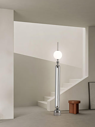 Avynen Futuristic Stainless Steel Floor Lamp-Neutral Decor