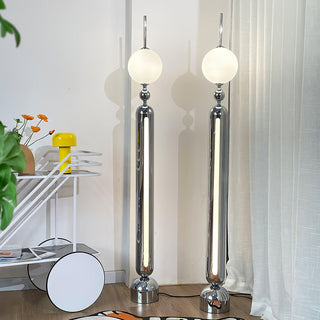 Avynen Futuristic Stainless Steel Floor Lamp-Neutral Decor