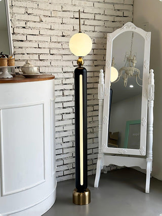 Avynen Futuristic Stainless Steel Floor Lamp-Neutral Decor