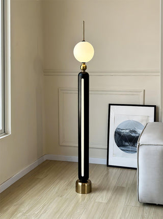 Avynen Futuristic Stainless Steel Floor Lamp-Neutral Decor