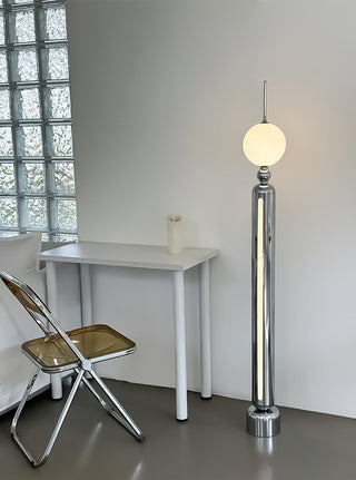 Avynen Futuristic Stainless Steel Floor Lamp-Neutral Decor