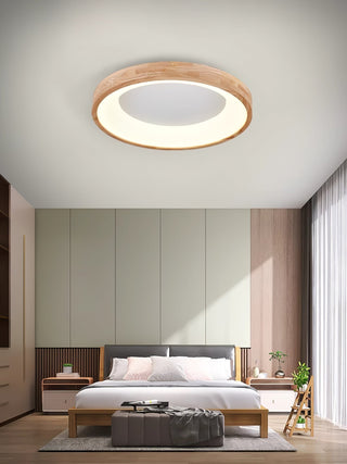 Uphae Plafonnier Minimaliste Carré en Bois