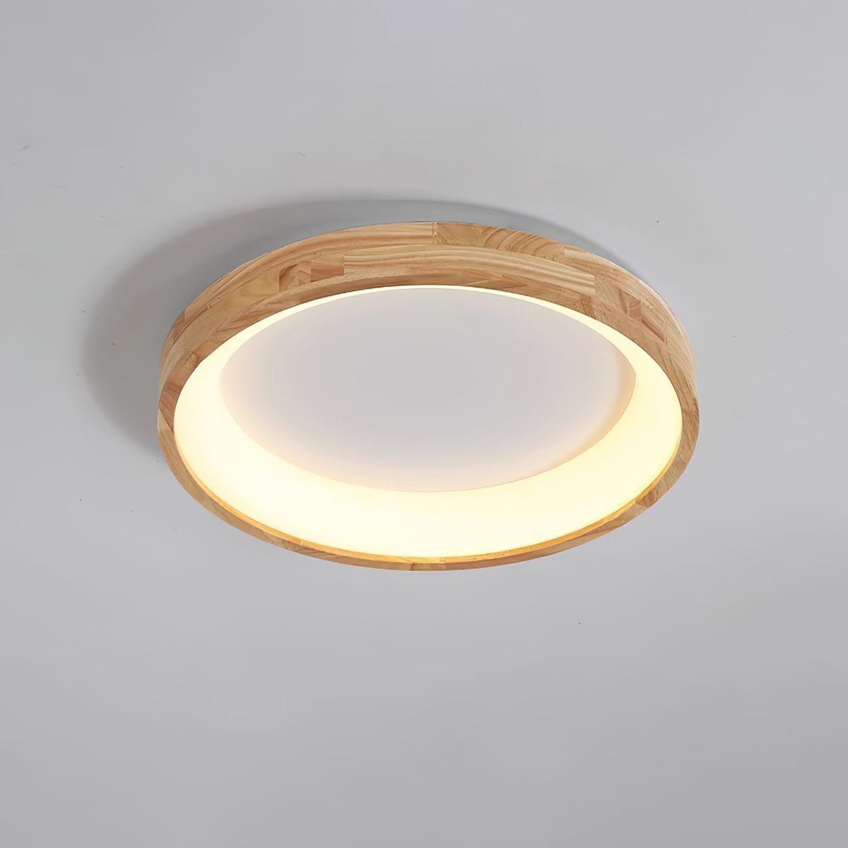 Ivarena Plafonnier Minimaliste Carré en Bois