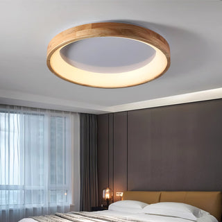 Uphae Plafonnier Minimaliste Carré en Bois